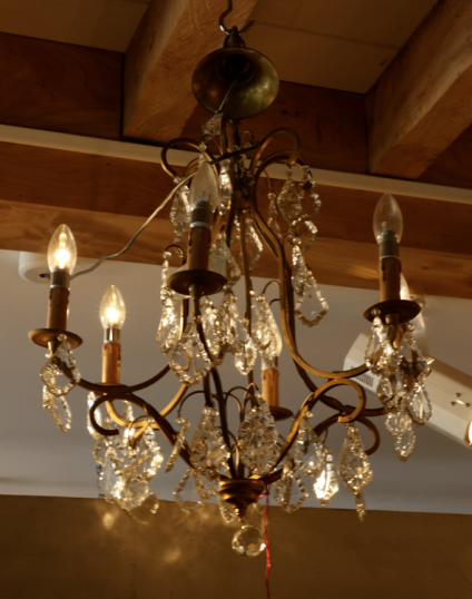 French Six Light Chandelier